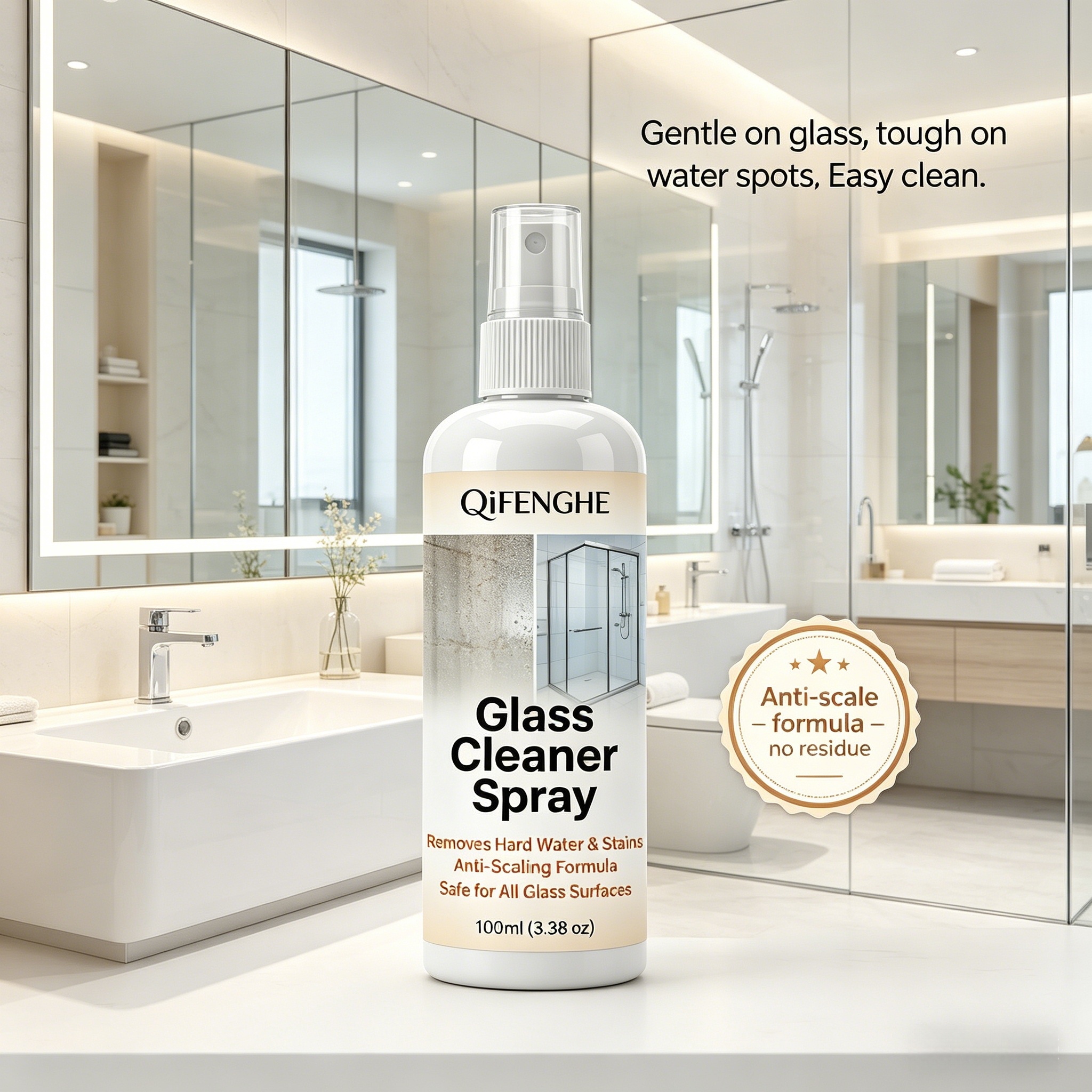Instant Hard Water Stain Remov – Glass Cleaner Streak recenzja i cena