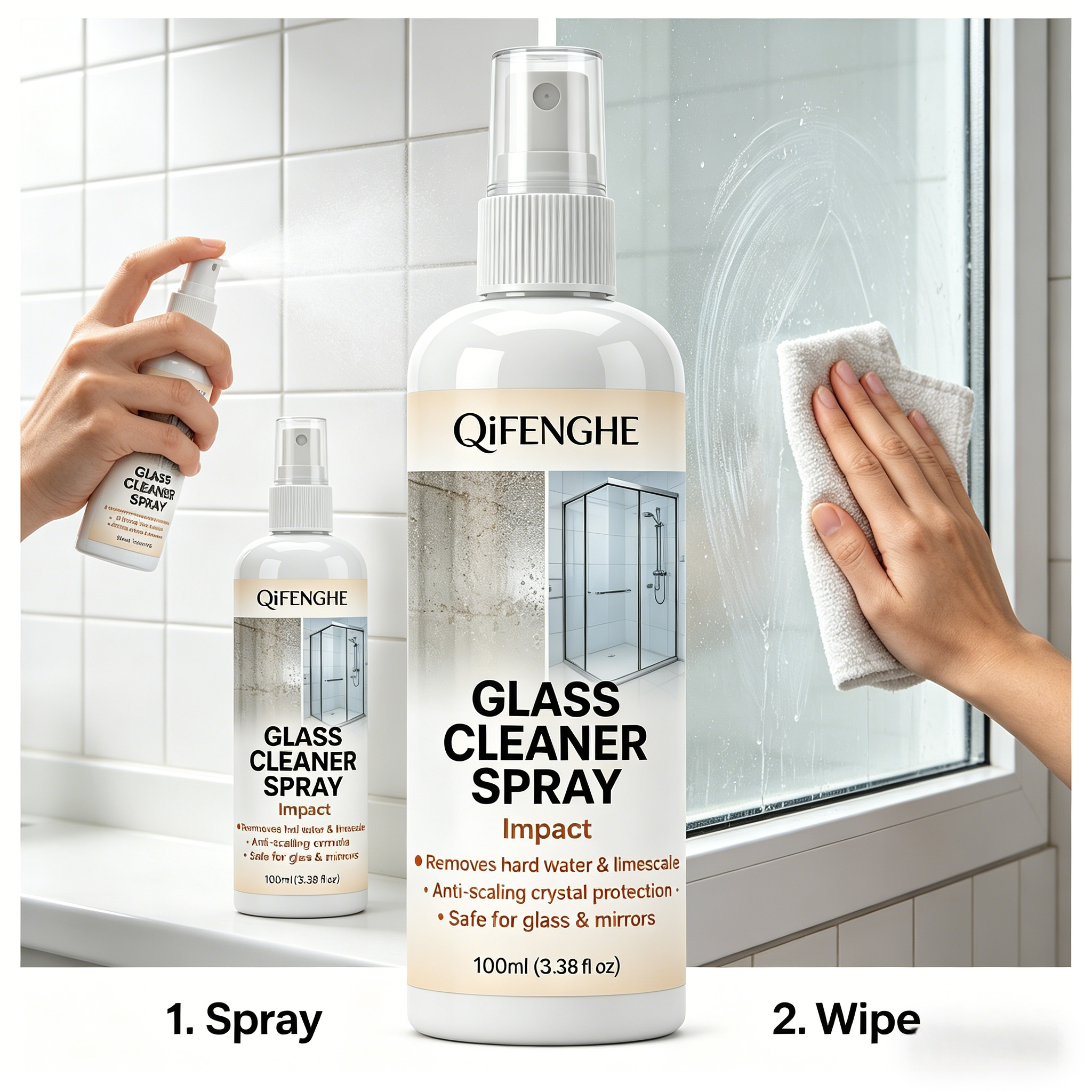 Instant Hard Water Stain Remov – Glass Cleaner Streak recenzja i cena