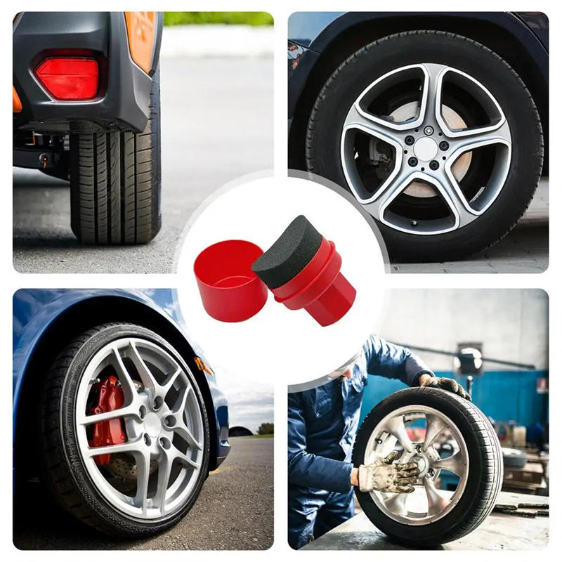 Curved Car Tire Waxing Sponge  – Wax Applicator Pad recenzja i cena