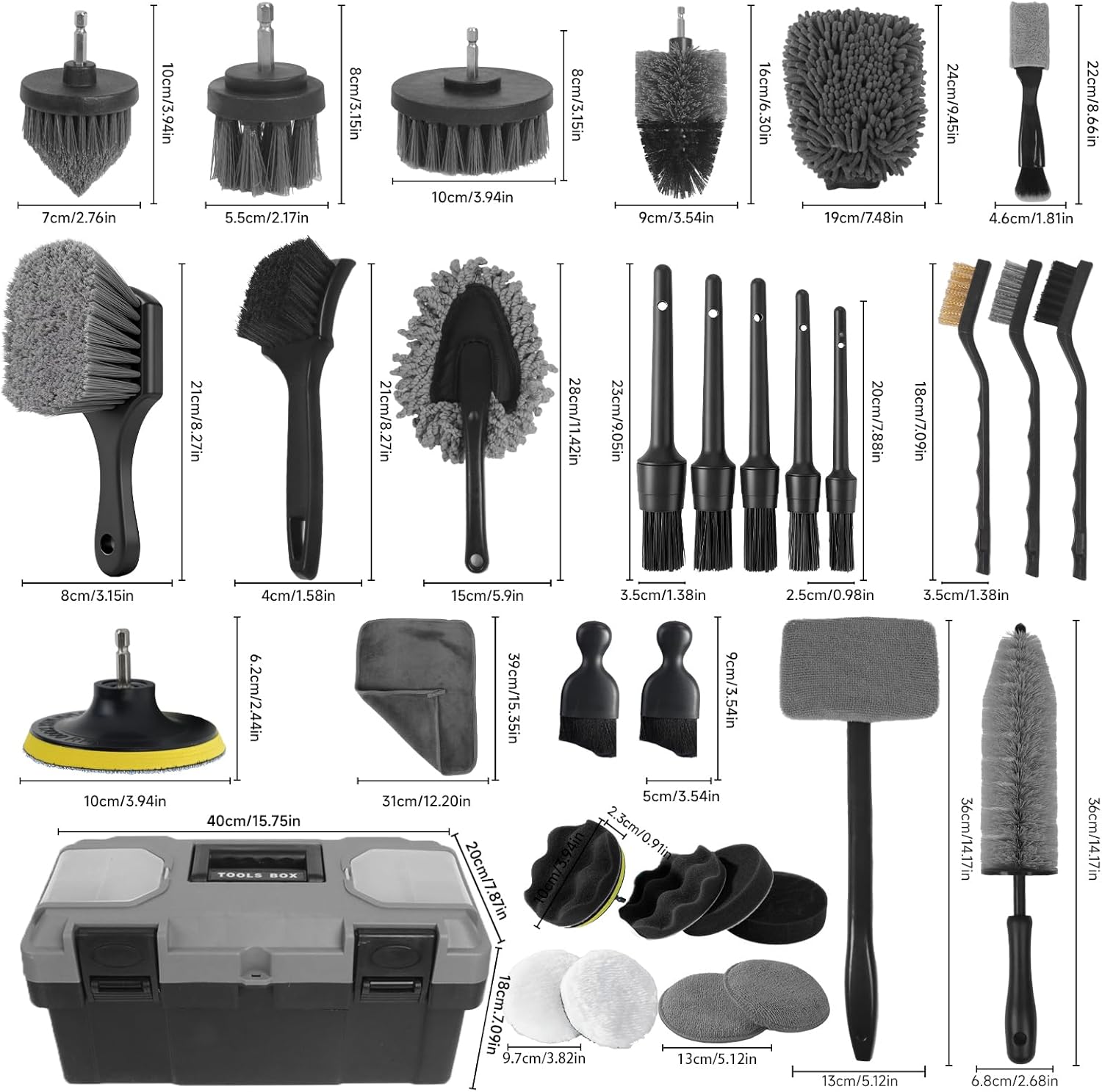 Car Detailing Kit, 36Pcs Profe – Interior Detailing Kit recenzja i cena