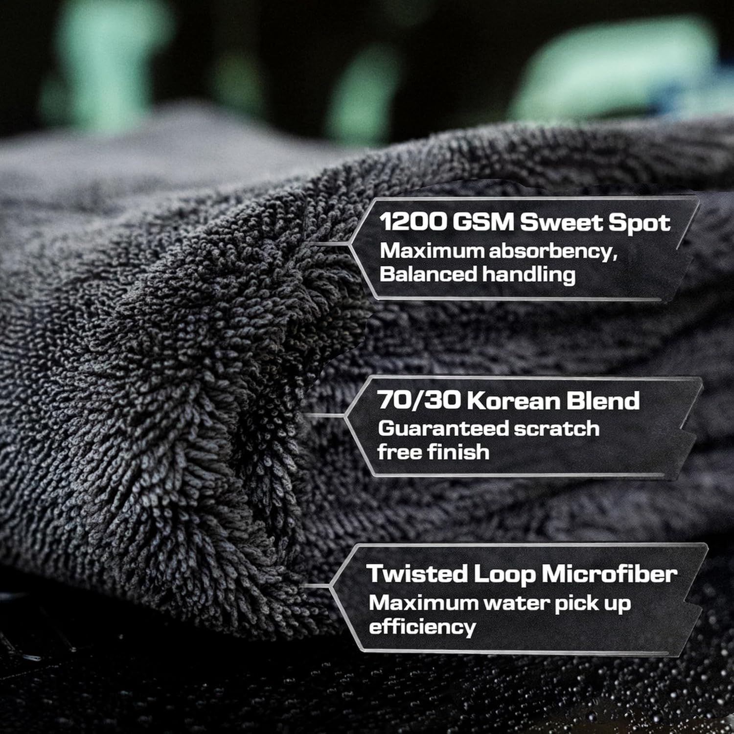 24x36 Car Drying Towel 1200 GS – Microfiber Towel Detailing recenzja i cena