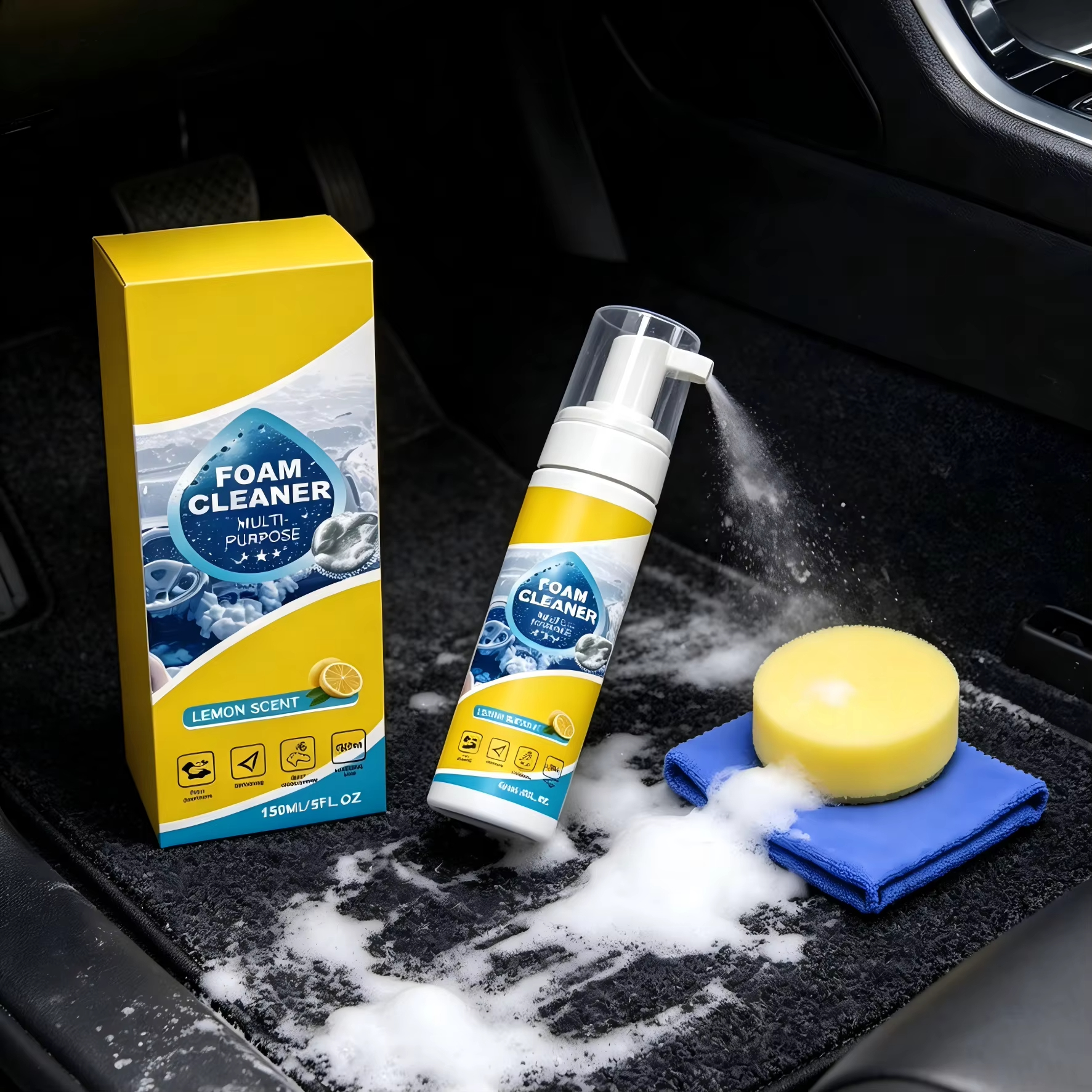 Multi-Purpose Foam Car Interio – Leather Cleaner Interior recenzja i cena