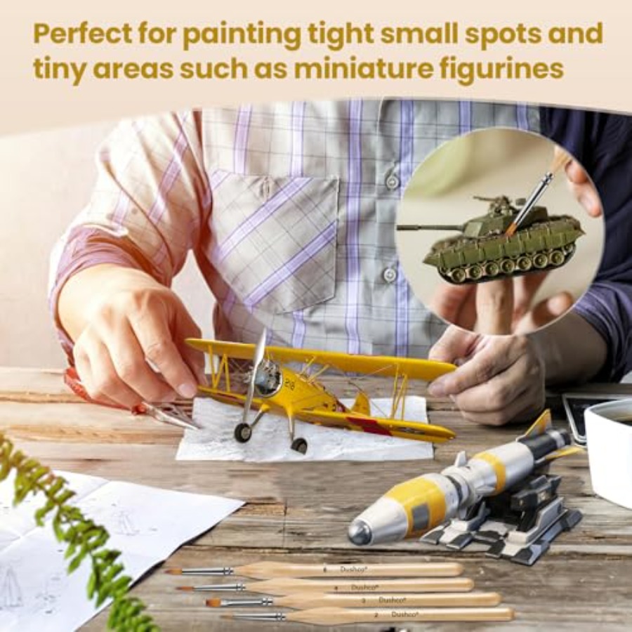 10 pcs Miniature Detail Paint  – Detailing Brush Set recenzja i cena