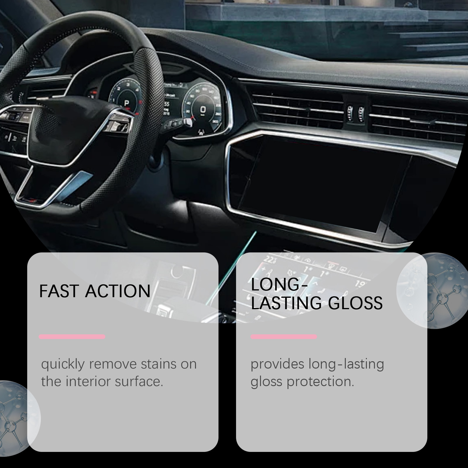 100ml Auto Interior Polish Car – Leather Cleaner Interior recenzja i cena