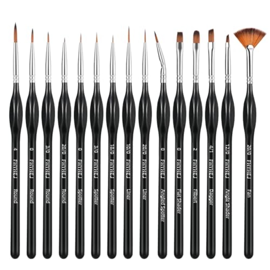 Detail Paint Brushes Set, 15PC – Detailing Brush Set recenzja i cena