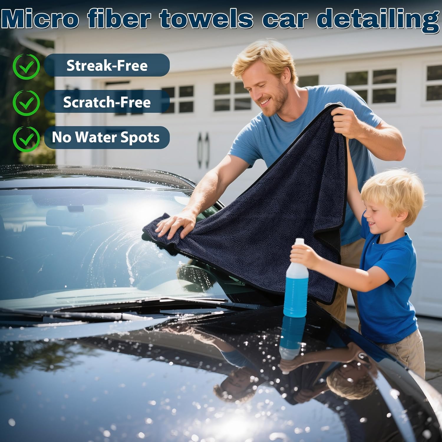 4PCS Microfiber Car Drying Tow – Microfiber Towel Detailing recenzja i cena
