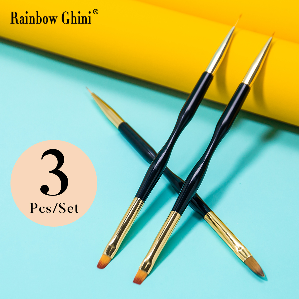 Rainbow Ghini 3Pcs/Set Dual He – Detailing Brush Set recenzja i cena