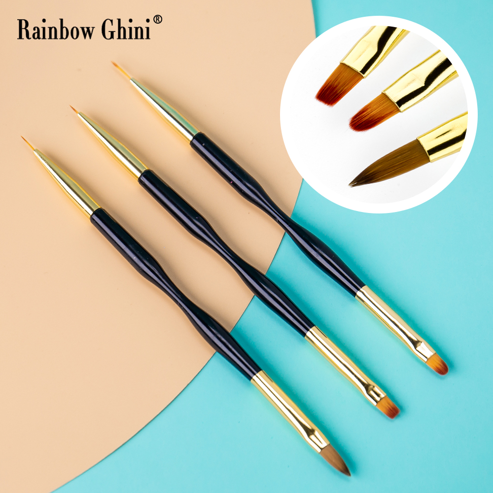 Rainbow Ghini 3Pcs/Set Dual He – Detailing Brush Set recenzja i cena