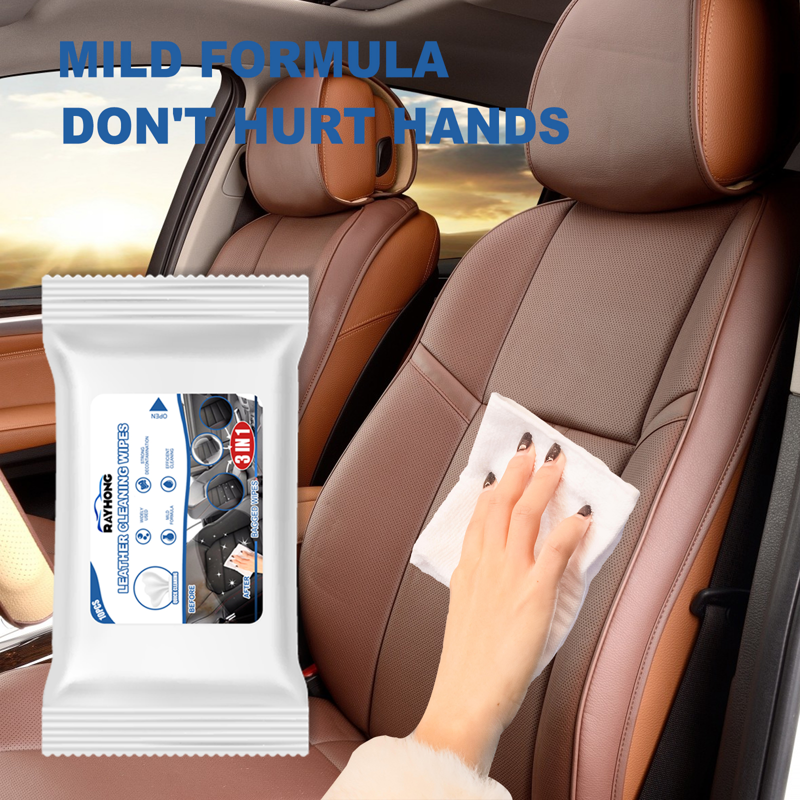 Rayhong Car Leather Cleaning W – Dirt Brush Interior recenzja i cena