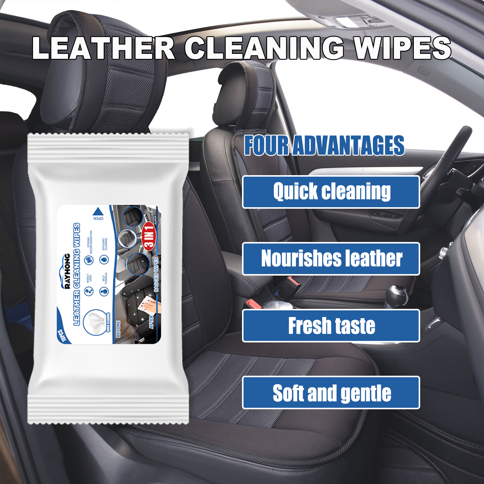 Rayhong Car Leather Cleaning W – Dirt Brush Interior recenzja i cena