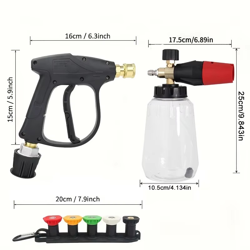 Snow Foam Cannon Lance Kit Com – Pressure Washer Foam Gun recenzja i cena