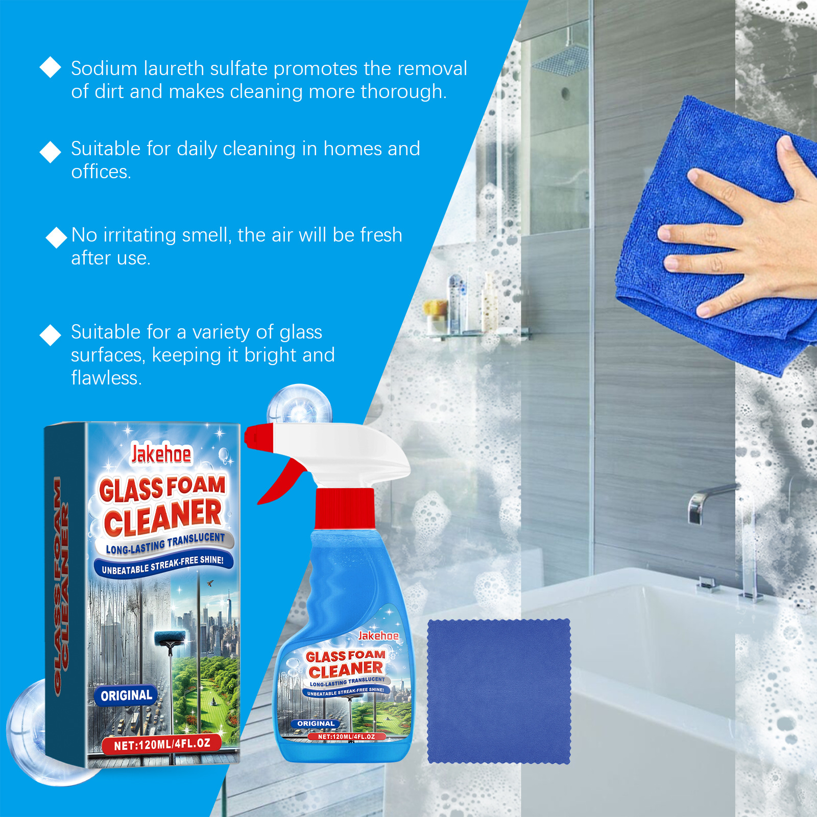 Foaming Glass Cleaner Spray St – Glass Cleaner Streak recenzja i cena