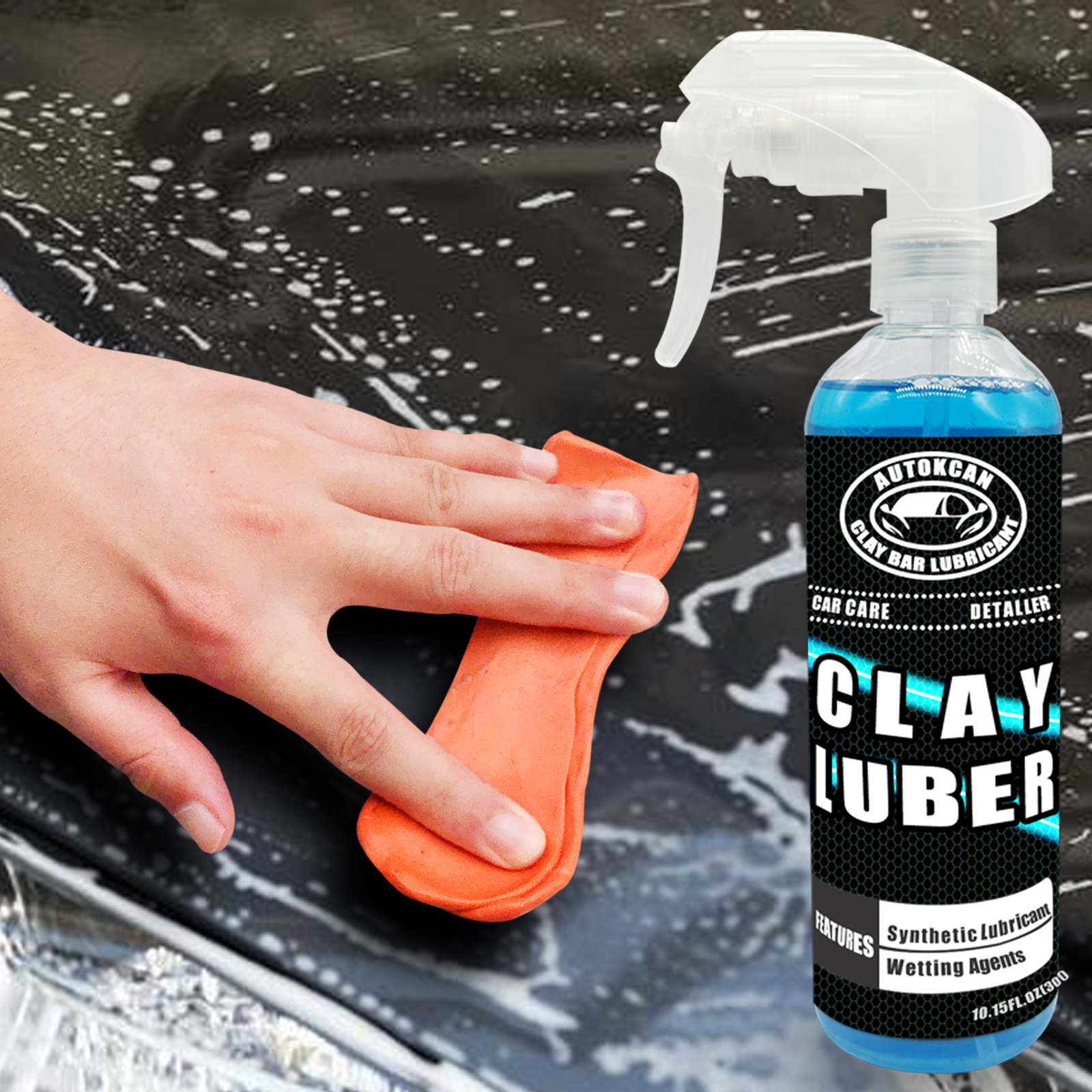 200G Car Clay Bar And 300ml Ma – Clay Bar Lubricant recenzja i cena