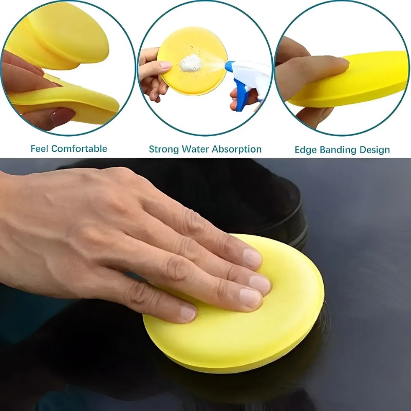 6PCS Car Care Foam Wax Applica – Wax Applicator Pad recenzja i cena