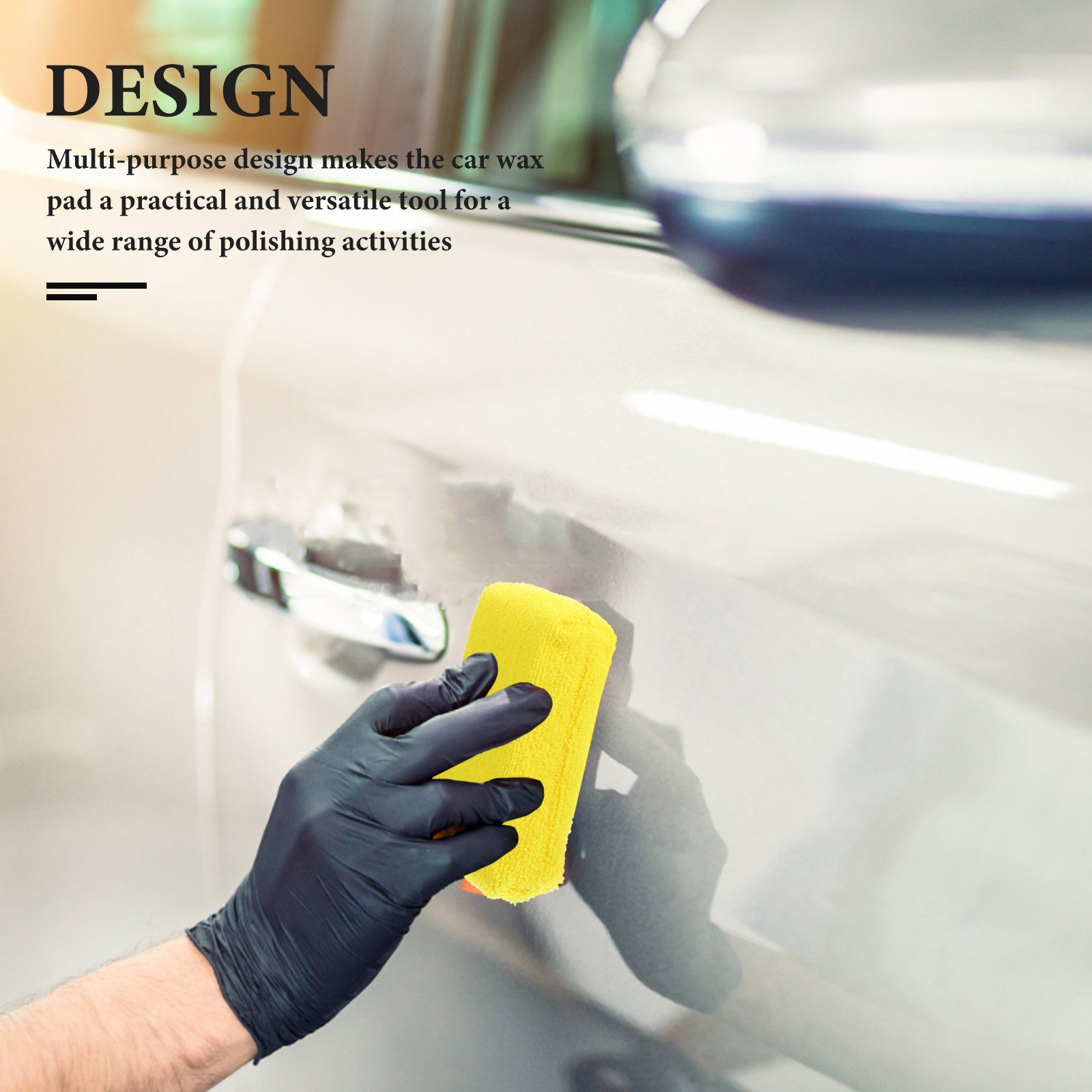5Pcs Car Waxing Pads Compact L – Wax Applicator Pad recenzja i cena