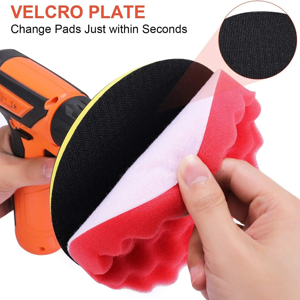 8Pcs Car Polishing Pads Kit 3/ – Polish Pad Set Buffer recenzja i cena