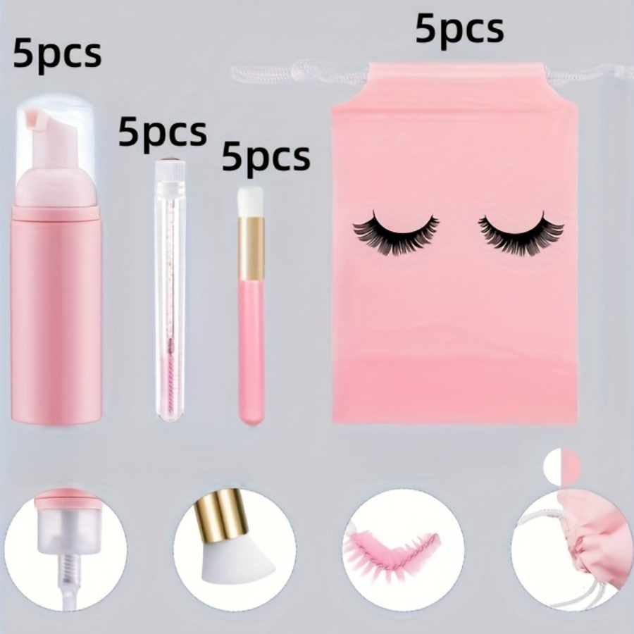 20Pcs Lash Care Kit - 5 Foam P – Detailing Brush Set recenzja i cena