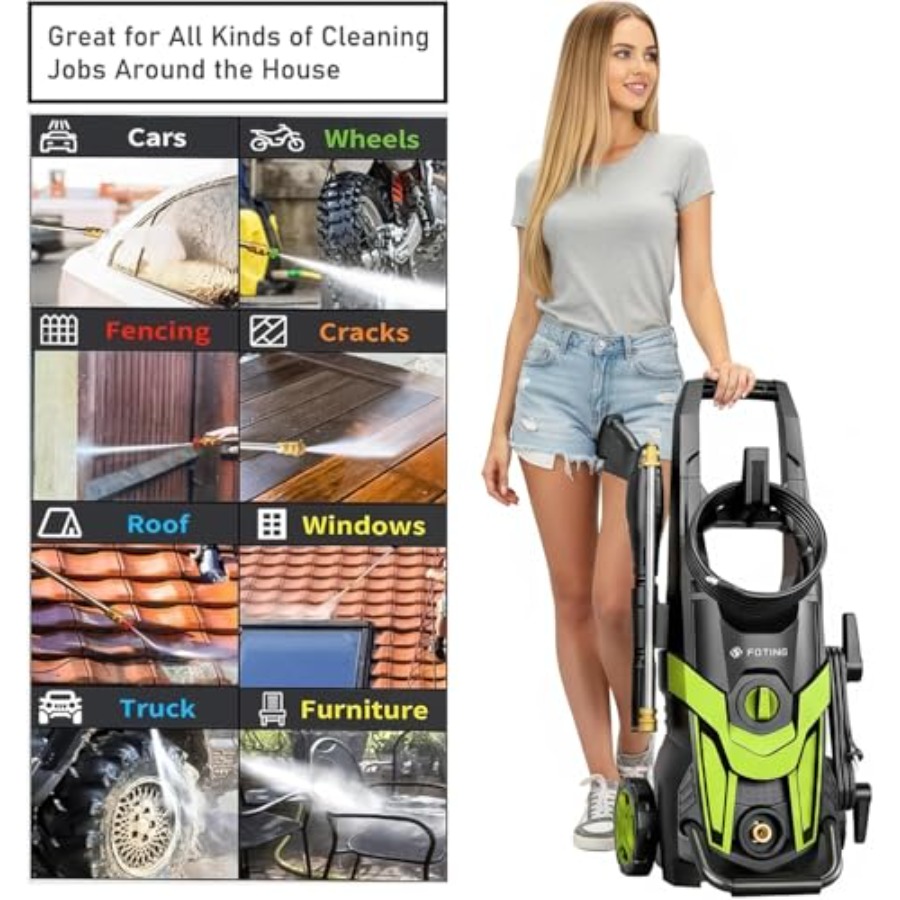 Power waher 4300PSI with 4 Qui – Foam Cannon Car Wash recenzja i cena