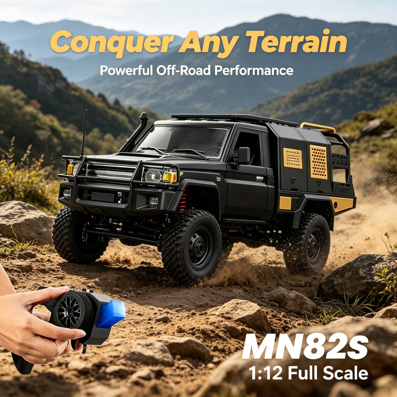 New MN82S MN82T RC Crawler 1/1 – Dirt Brush Interior recenzja i cena