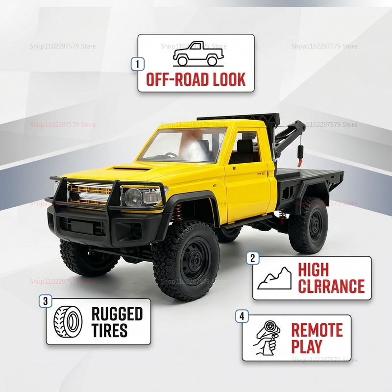 MN82T 1:12 2.4G RC Crawler Hoi – Dirt Brush Interior recenzja i cena