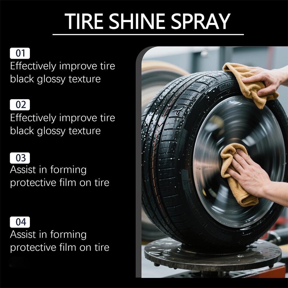 Tyre Gloss Tire Coating Spray  – Tire Shine Spray Sealant recenzja i cena