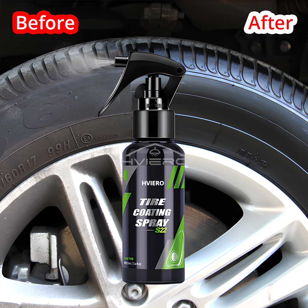Tyre Gloss HVIERO S22 Tire Coa – Tire Shine Spray Sealant recenzja i cena