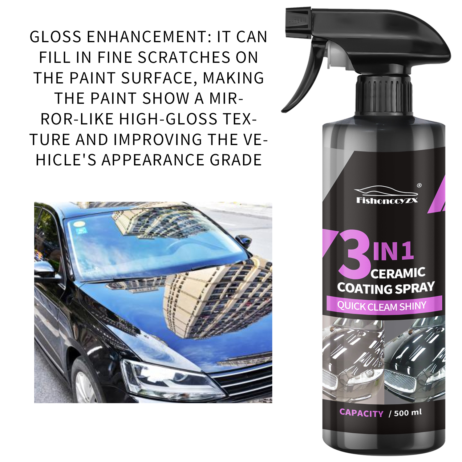 3 in 1 Car Ceramic Liquid Coat – Car Wax Ceramic Coating recenzja i cena