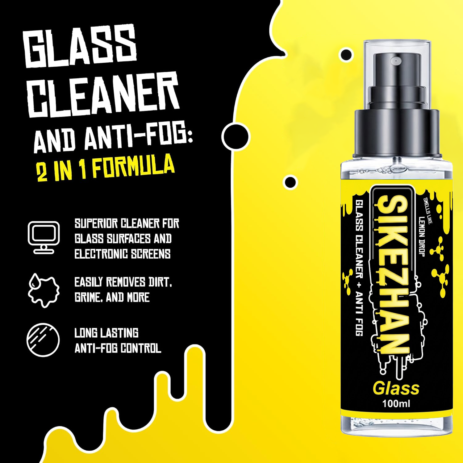 2in1 Anti Fog Spray Car Glass  – Glass Cleaner Streak recenzja i cena