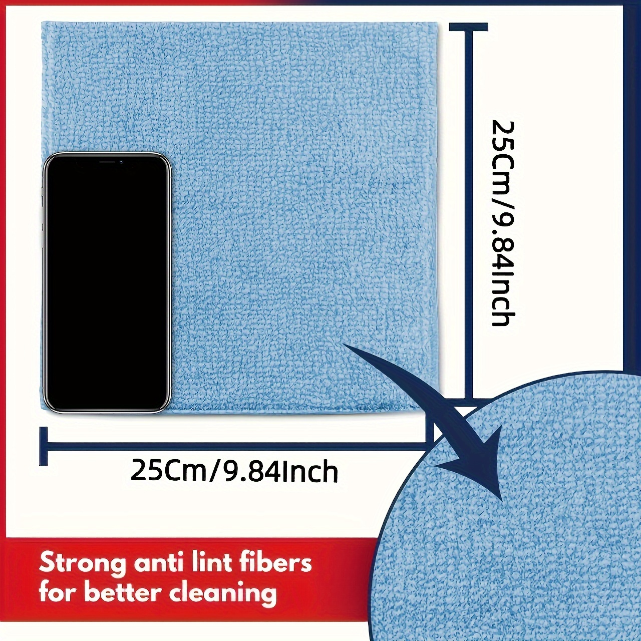 1-50pcs Light Blue Microfiber  – Microfiber Towel Detailing recenzja i cena
