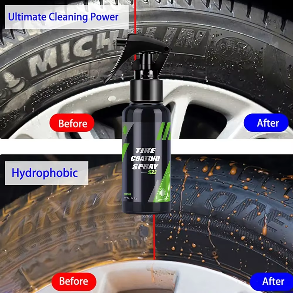 S22 Black Car Tire Blackening  – Car Wax Ceramic Coating recenzja i cena