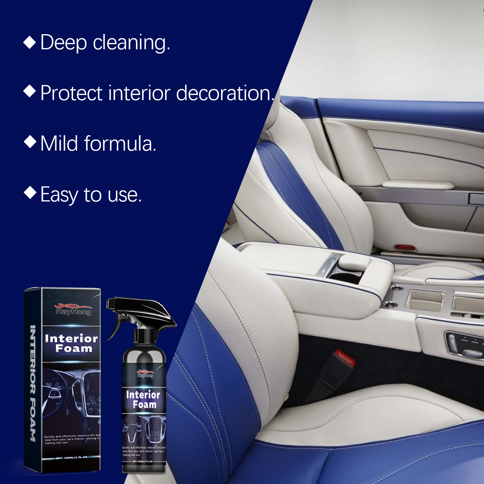 Multi-purpose Car Interior Foa – Seat Cleaner Fabric recenzja i cena