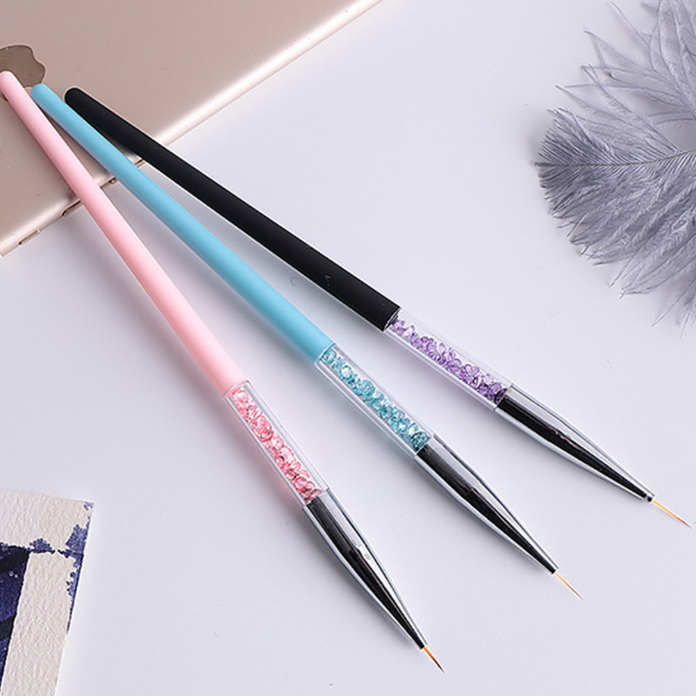 3Pcs Nail Art Pen Set Fine Tip – Detailing Brush Set recenzja i cena