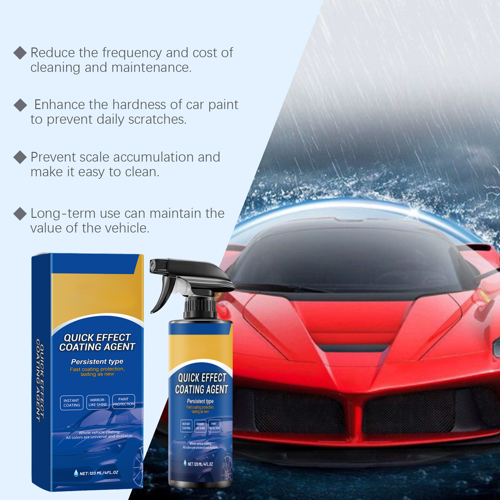 Car Quick Coating Agent Spray  – Car Wax Ceramic Coating recenzja i cena