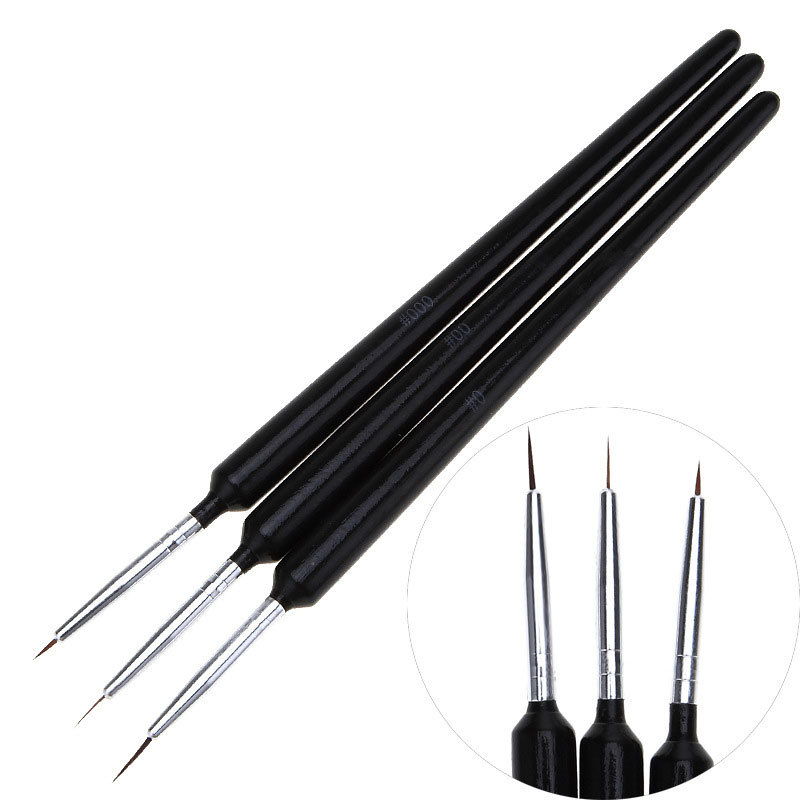 3Pcs Ultra-fine Nail Art Liner – Detailing Brush Set recenzja i cena