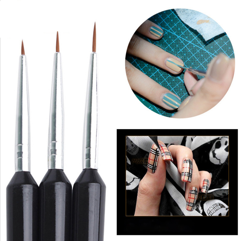 3Pcs Ultra-fine Nail Art Liner – Detailing Brush Set recenzja i cena