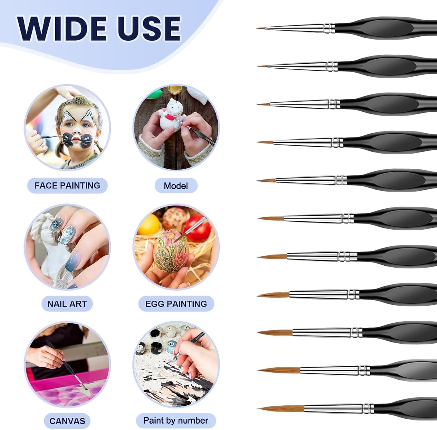 11 Pcs Detail Paint Brushes Se – Detailing Brush Set recenzja i cena
