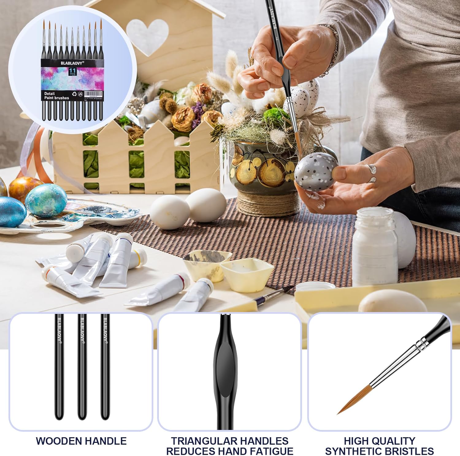 11 Pcs Detail Paint Brushes Se – Detailing Brush Set recenzja i cena