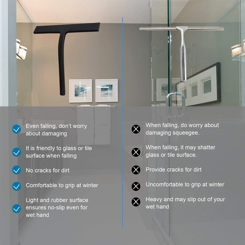 Silicone Squeegee Streak Free  – Glass Cleaner Streak recenzja i cena