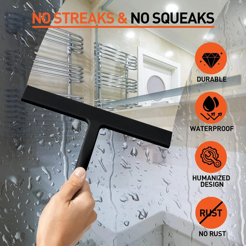 Silicone Squeegee Streak Free  – Glass Cleaner Streak recenzja i cena