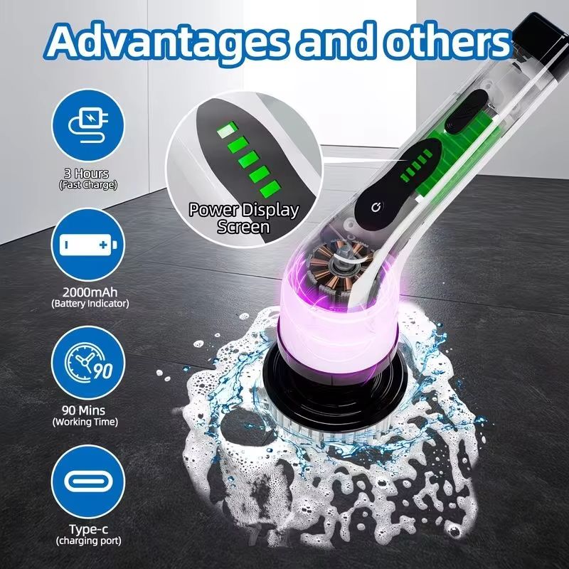 Wireless Electric Spin Scrubbe – Car Cleaning Brush recenzja i cena