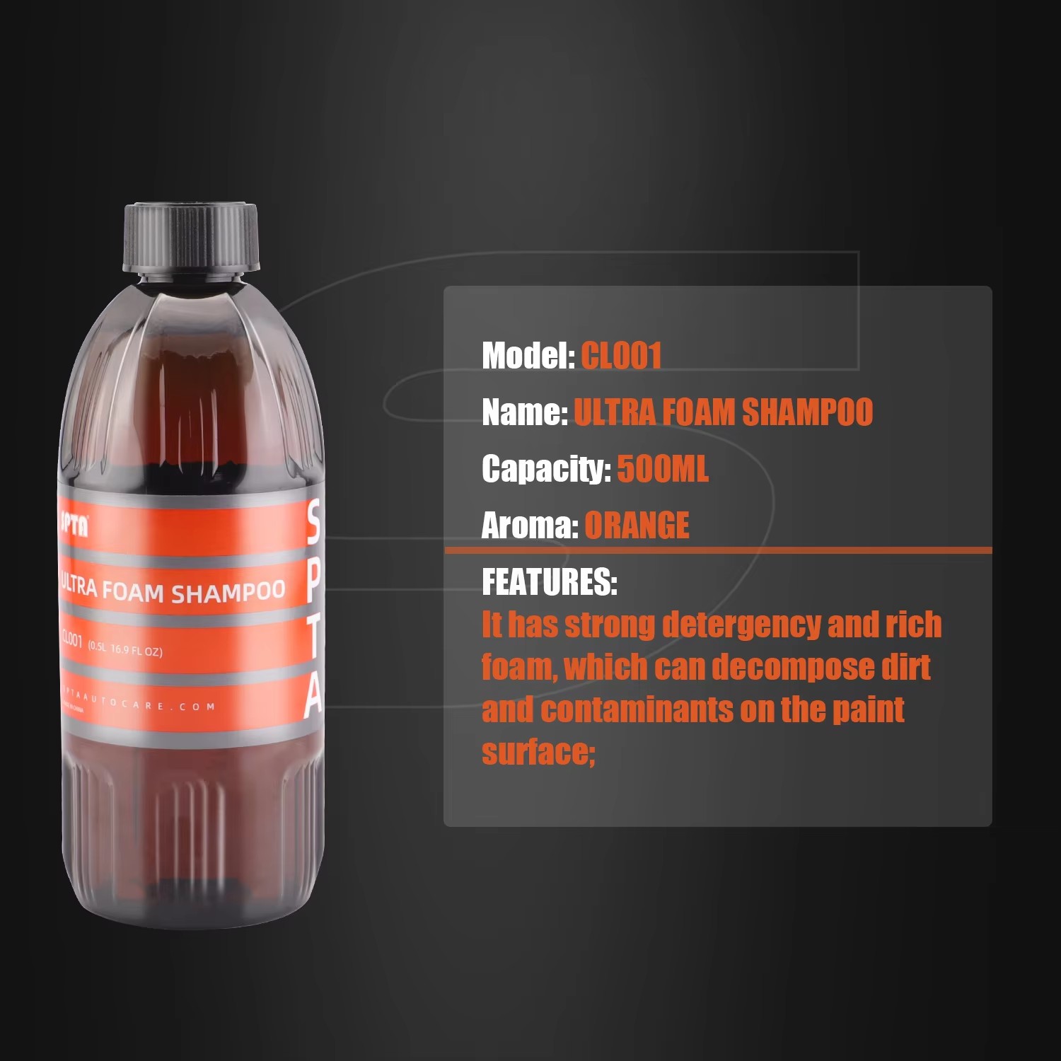 SPTA Ultra Foam Shampoo (17 fl – Car Shampoo Ph recenzja i cena