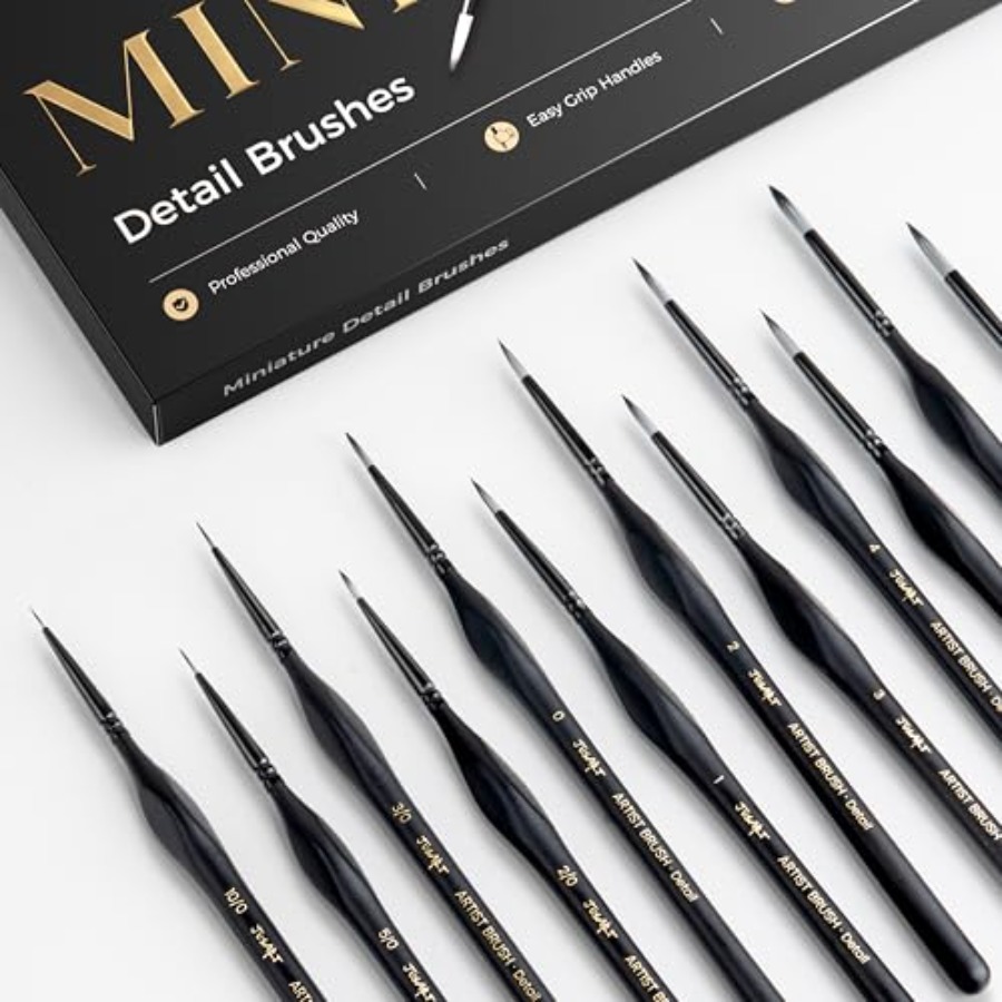Detail Paint Brushes Set, 12 P – Detailing Brush Set recenzja i cena