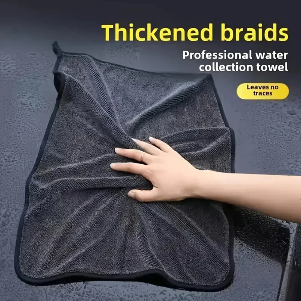 Oversized Dark Gray Car Microf – Microfiber Towel Detailing recenzja i cena