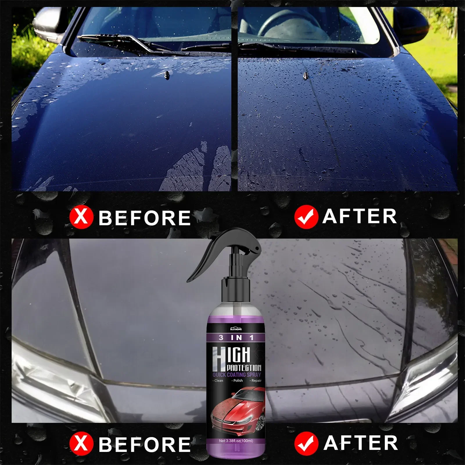 3 in 1 Car Ceramic Liquid Coat – Car Wax Ceramic Coating recenzja i cena