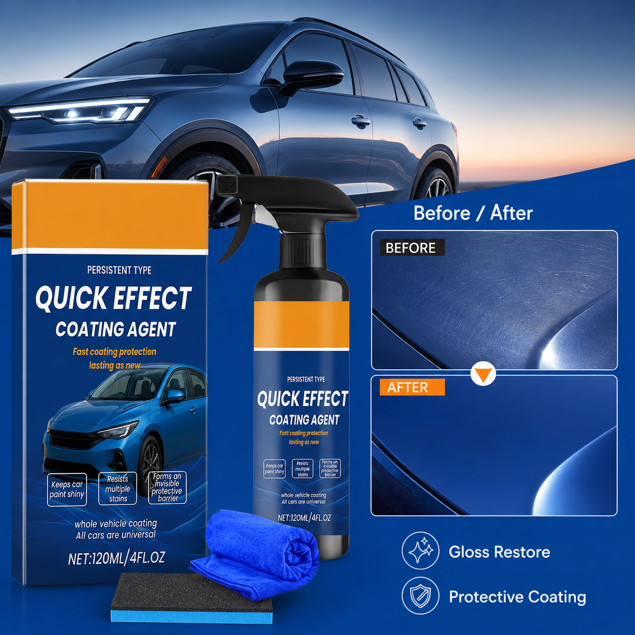Car Coating Spray Quick Effect – Car Wax Ceramic Coating recenzja i cena
