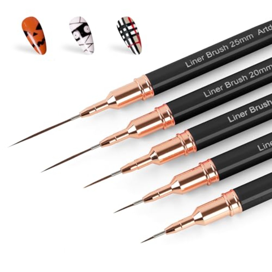 Metallic Nail Art Pens, Liner  – Detailing Brush Set recenzja i cena