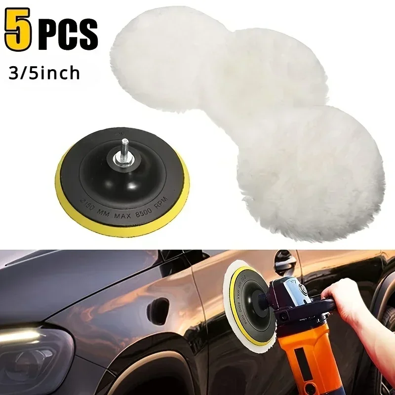 5Pcs/Set Wool Polishing Buffin – Polish Pad Set Buffer recenzja i cena