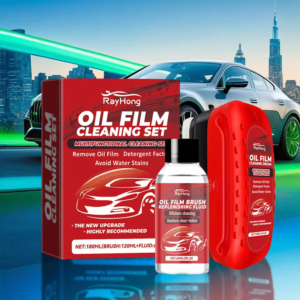 Car Glass Oil Film Remover Gla – Car Cleaning Brush recenzja i cena