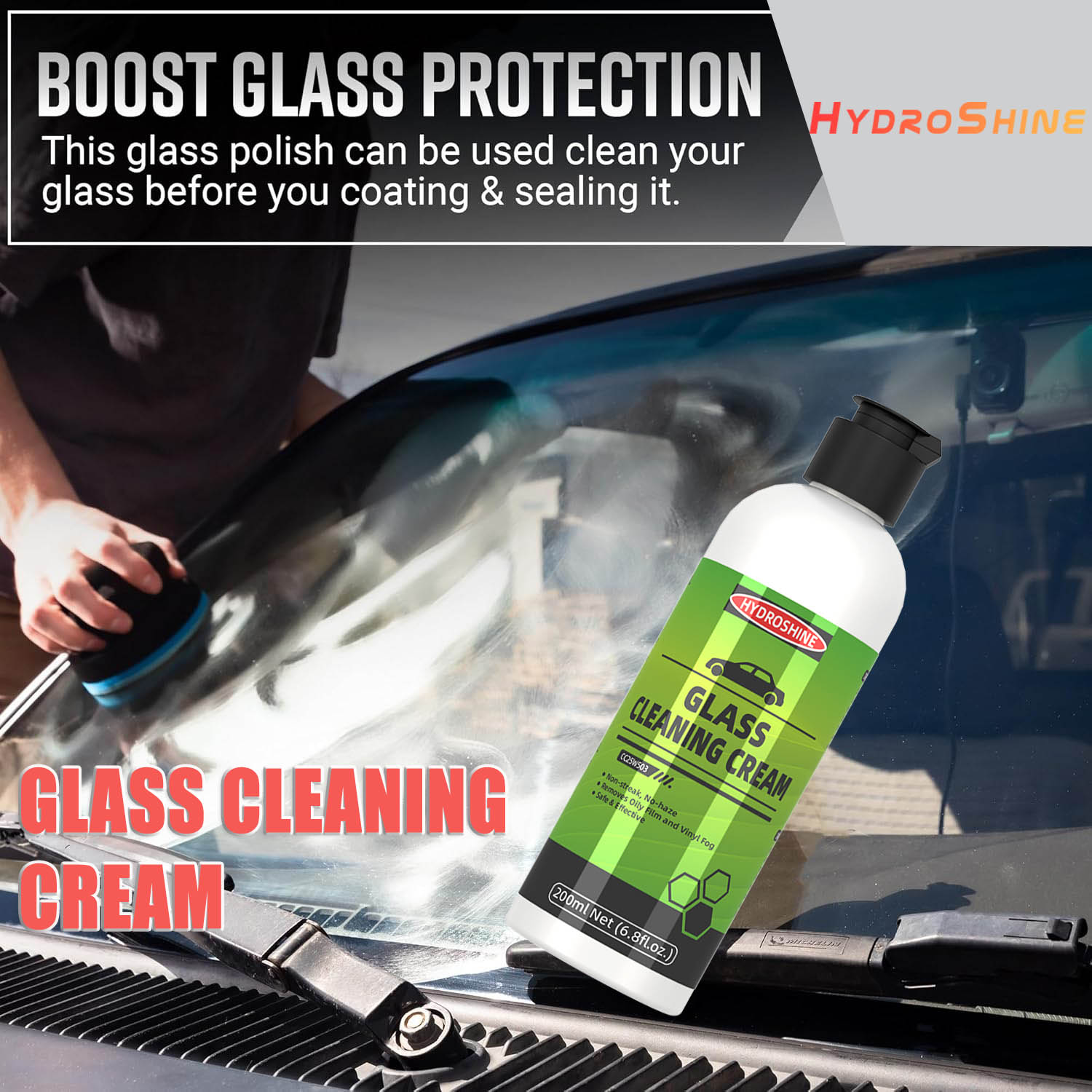 Hydroshine Car Glass Oil Film  – Glass Cleaner Streak recenzja i cena