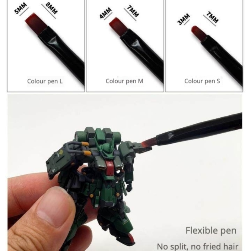 MSWZ MS-063 3-IN-1 Model Hand  – Detailing Brush Set recenzja i cena
